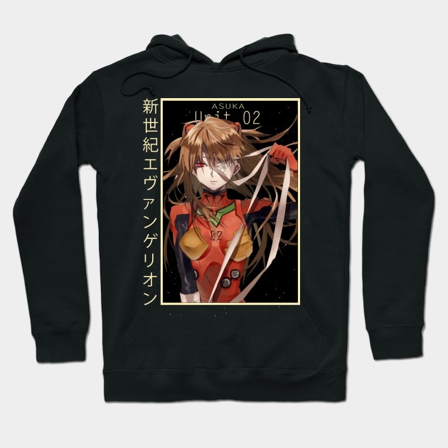 Asuka Evangelion Hoodie by hackneydagger